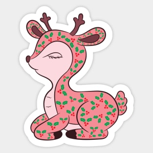 Joy in Silence Lil Reindeer Sticker